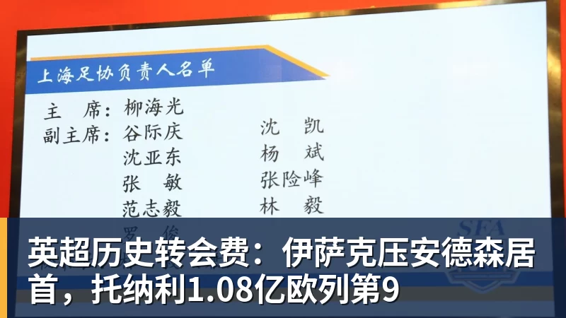 杏彩体育英超历史转会费：伊萨克压安德森居首，托纳利1.08亿欧列第9