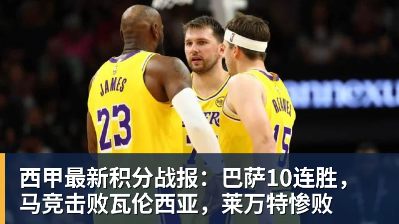 杏彩体育西甲最新积分战报：巴萨10连胜，马竞击败瓦伦西亚，莱万特惨败